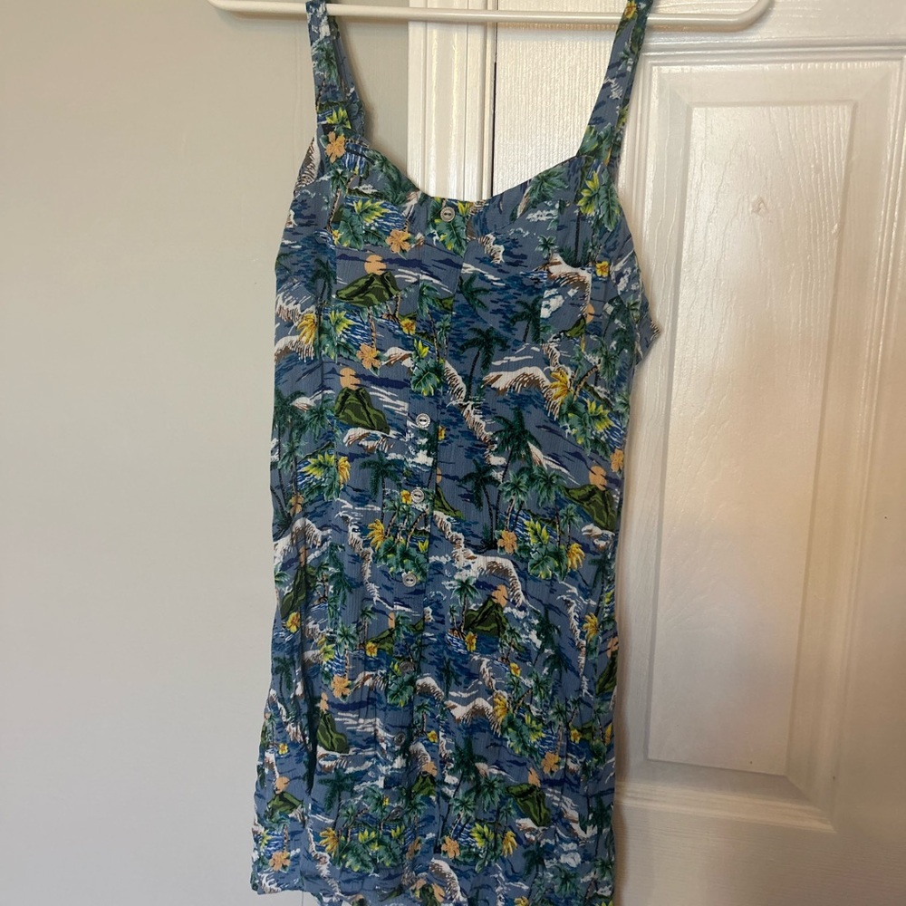Tropical Blue dress